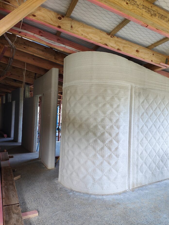 3D printed concrete by QOROX is BRANZ-appraised as a replacement for masonry walls or concrete walls, and was tested and designed over a two-year period to meet all New Zealand conditions.